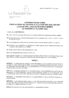 2022_083 – AUTORISATION DE VOIRIE POUR LA VENTE DE GATEAUX DEVANT L’ECOLE LE 21.10.2022 BASTIMOMES