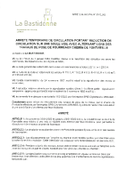 2023_002 – ARRETE TEMPORAIRE DE CIRCULATION PORTANT REDUCTION DE CIRCULATION CHEMIN DE FONTVIEILLE