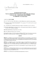2023_014 – AUTORISATION DE VOIRIE POUR LA VENTE DE GATEAUX DEVANT L’ECOLE LE 10.02.2023 BASTIMOMES