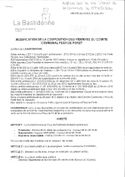 2024_016 – MODIFICATION DE LA COMPOSITION DES MEMBRES DU COMITE COMMUNAL FEUX DE FORET