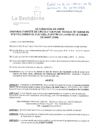 2024_082 – AUTORISATION DE VOIRIE – DEMANDE D’ARRETE DE CIRCULATION POUR TRAVAUX DE REMISE EN ETAT DU CHEMIN DE FONTVIEILLE